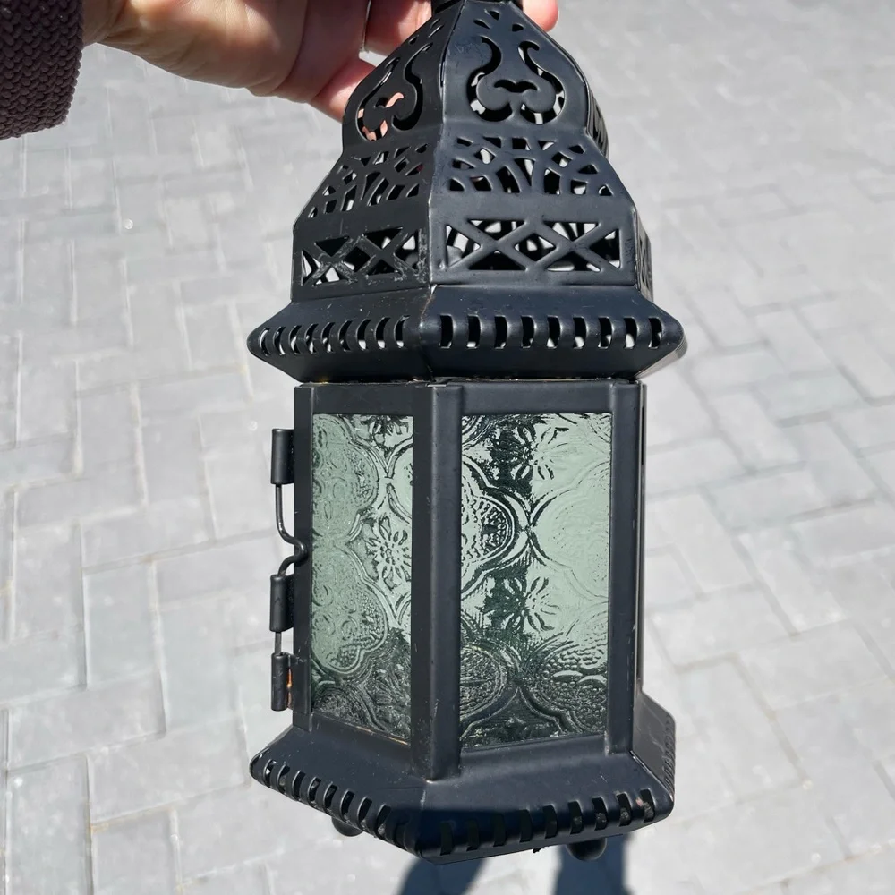 Glass Moroccan Lantern